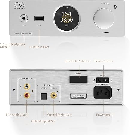 Shanling EC3 CD Player - Black | Silver