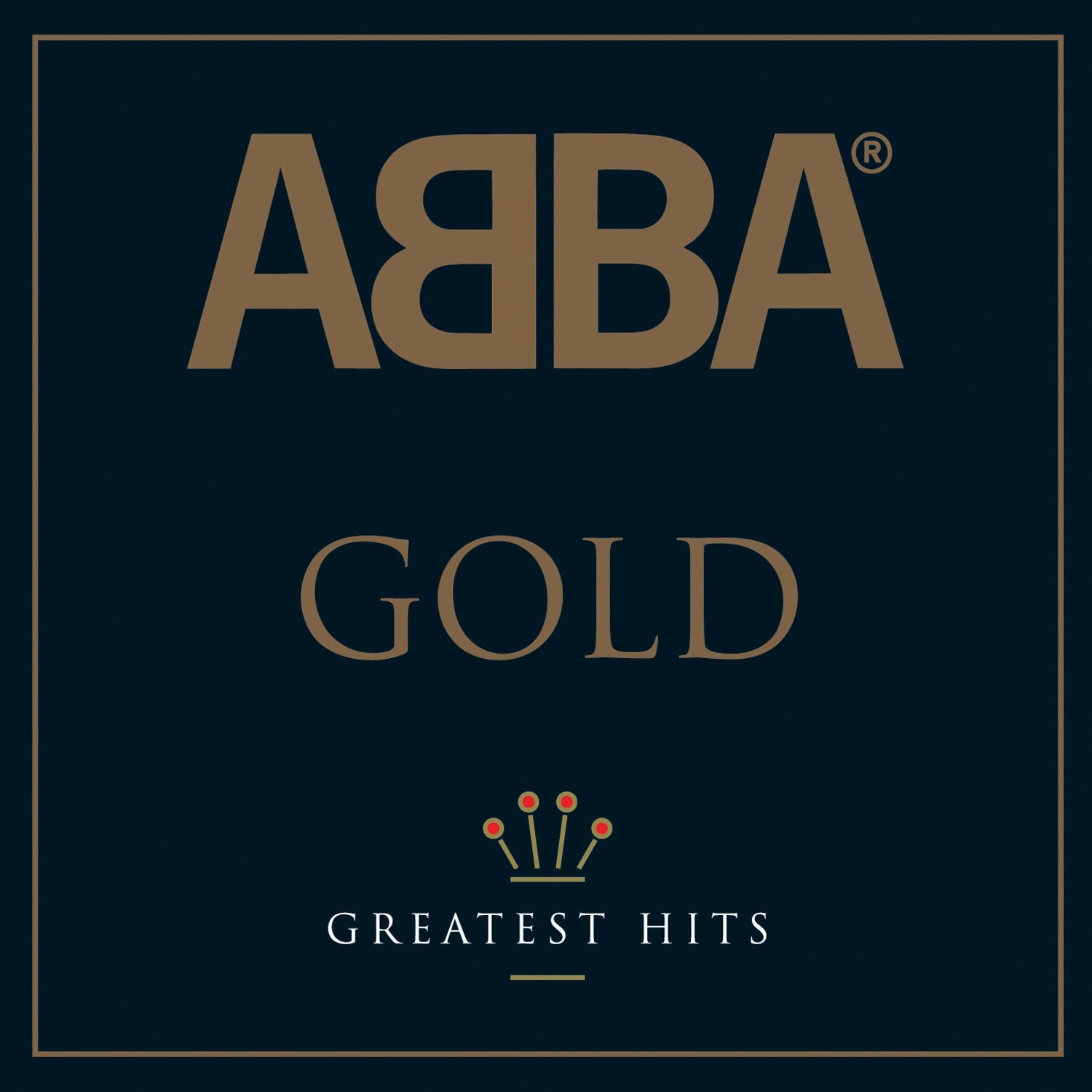 Crosley Record Storage Crate & Abba Gold - Double Vinyl Album Bundle
