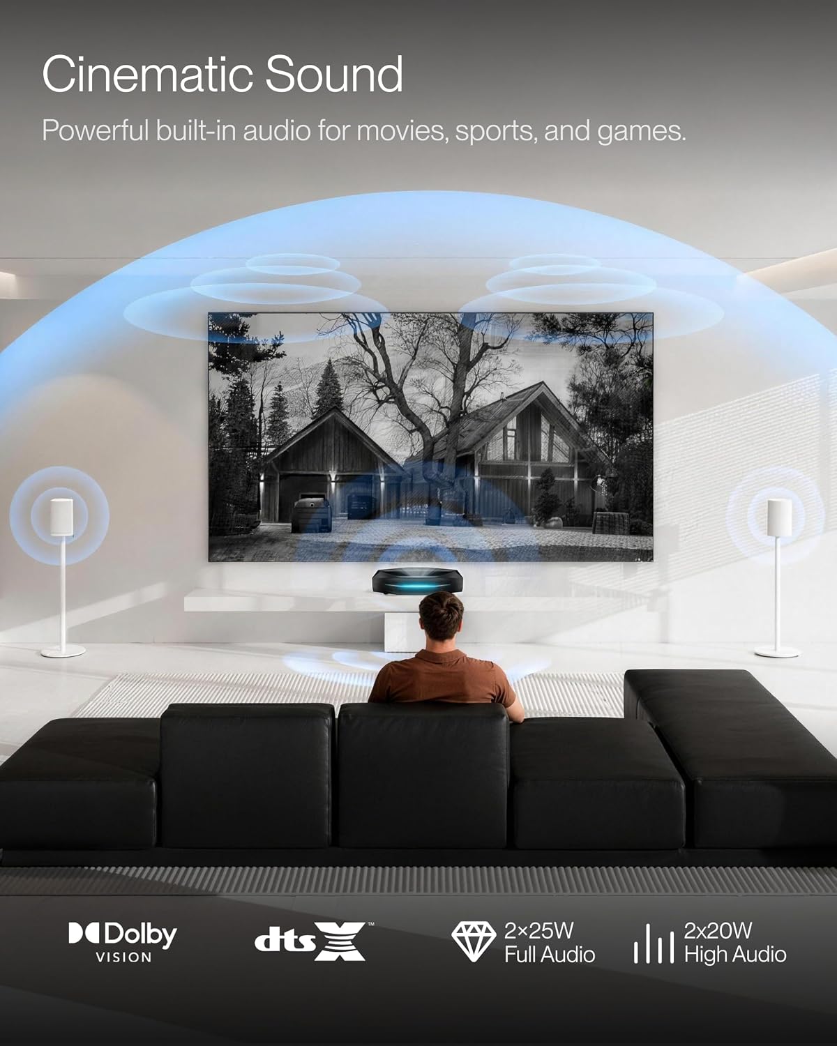 AWOL Valerion Aetherion Pro 4K RGB Triple Laser Ultra Short Throw Projector
