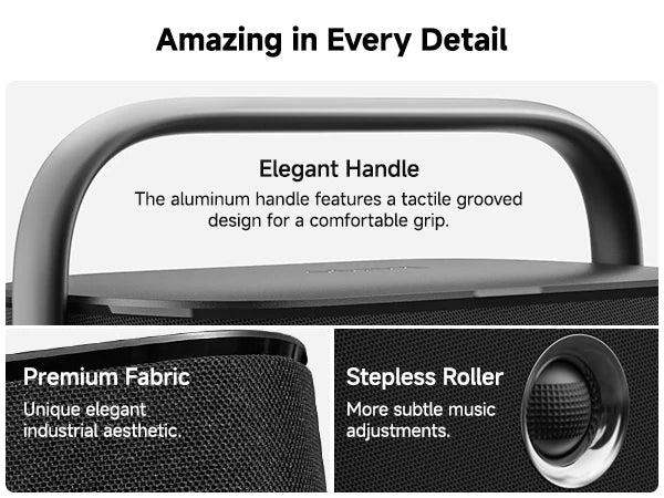 Ikarao SHELL S2 Portable 140W Karaoke Speakers with 8” TouchScreen Display