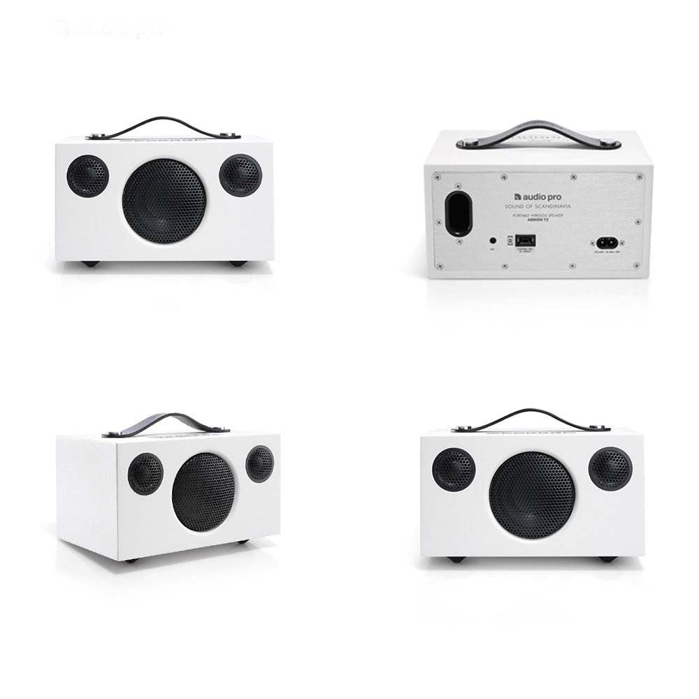 Audio Pro Addon T3+ Portable Bluetooth Wireless Speaker - Arctic White