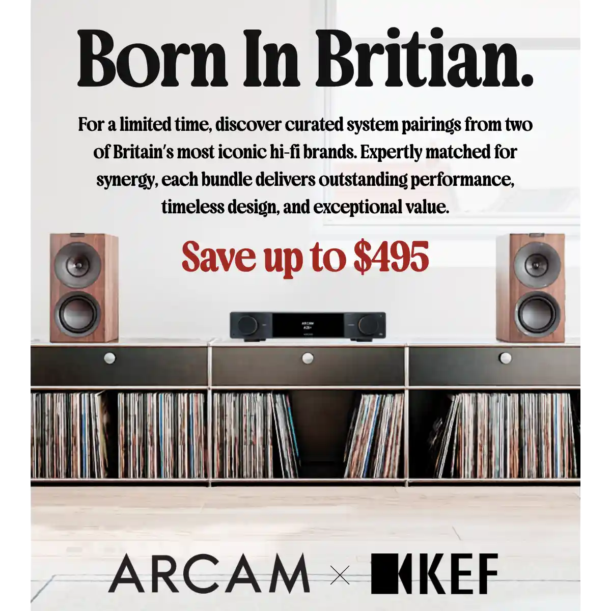 KEF Q Concerto Meta + A25+ Speakers Amplifier System