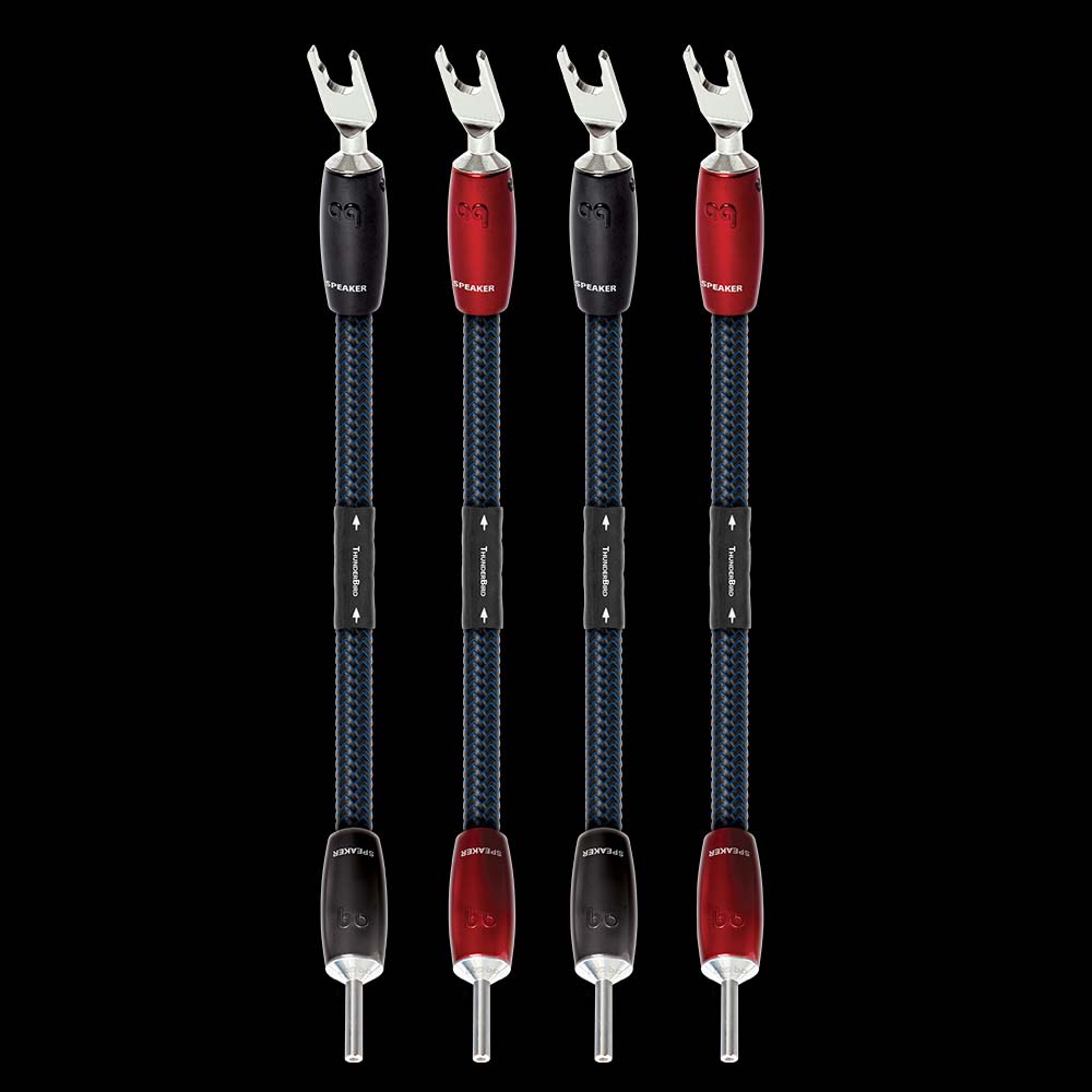 Audioquest Bi-Wire Speaker Cable Jumpers - Thunderbird