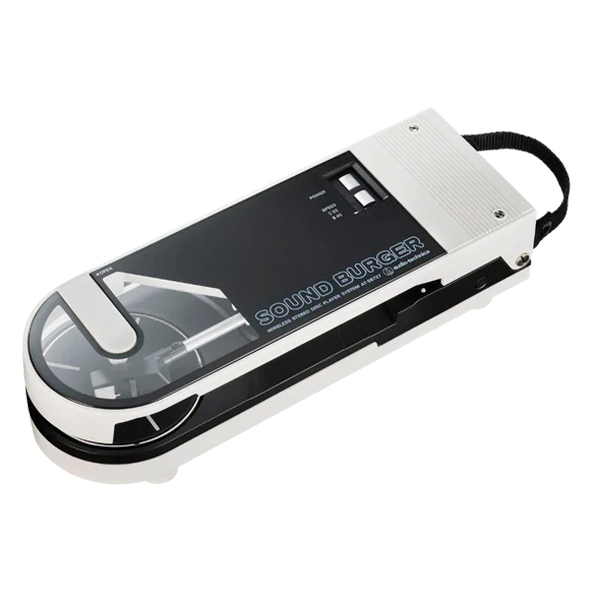 Audio Technica SB727 SOUND BURGER Portable Bluetooth Turntable - White