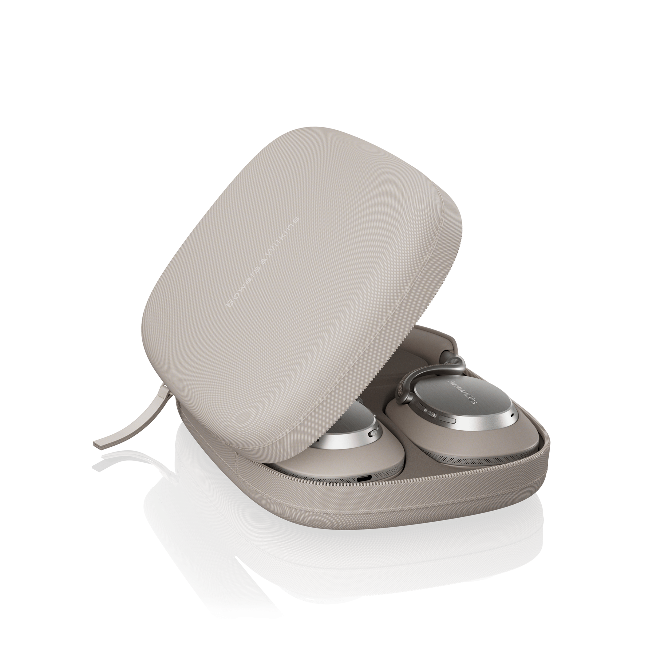 Bowers & Wilkins Px8 S2 Noise Cancelling Wireless Headphones - Onyx Black | Warm Stone