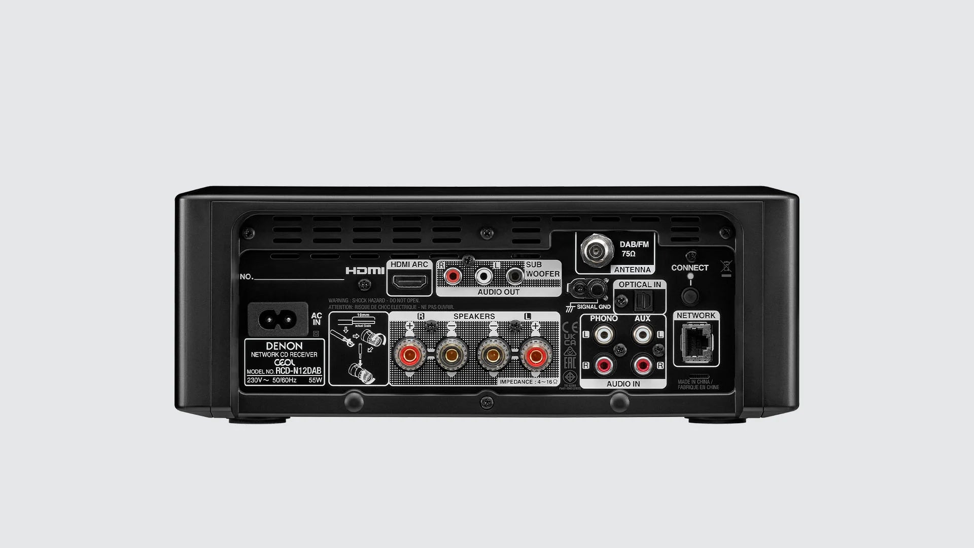 Denon CEOL-N12 Hi-Fi System - Black