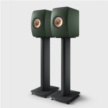 KEF LS50 Wireless MK2 Bookshelf Speakers W/ Optional S2 Speaker Stand