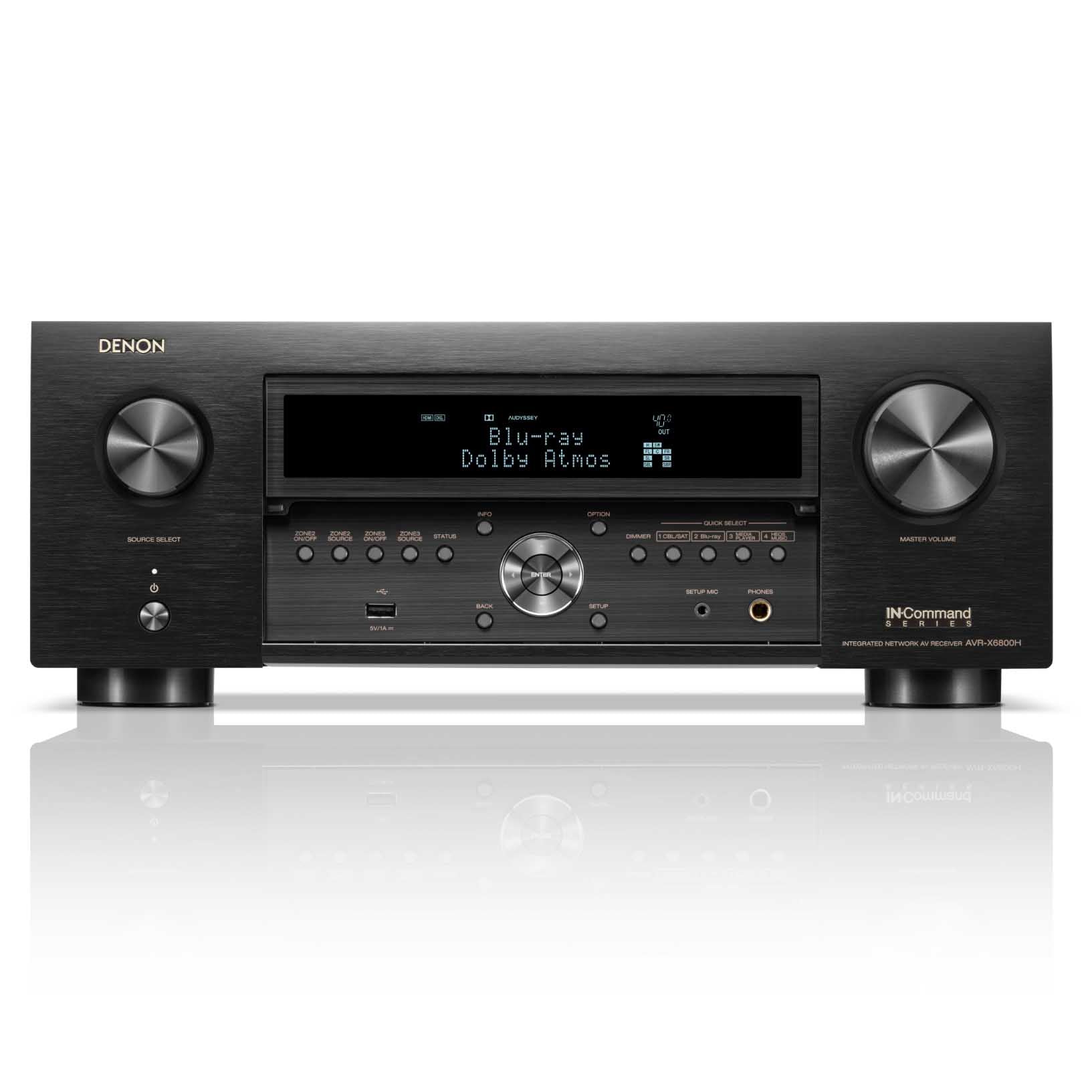 Denon AVC-X6800H 11 Channel 8K AV Receiver - Black