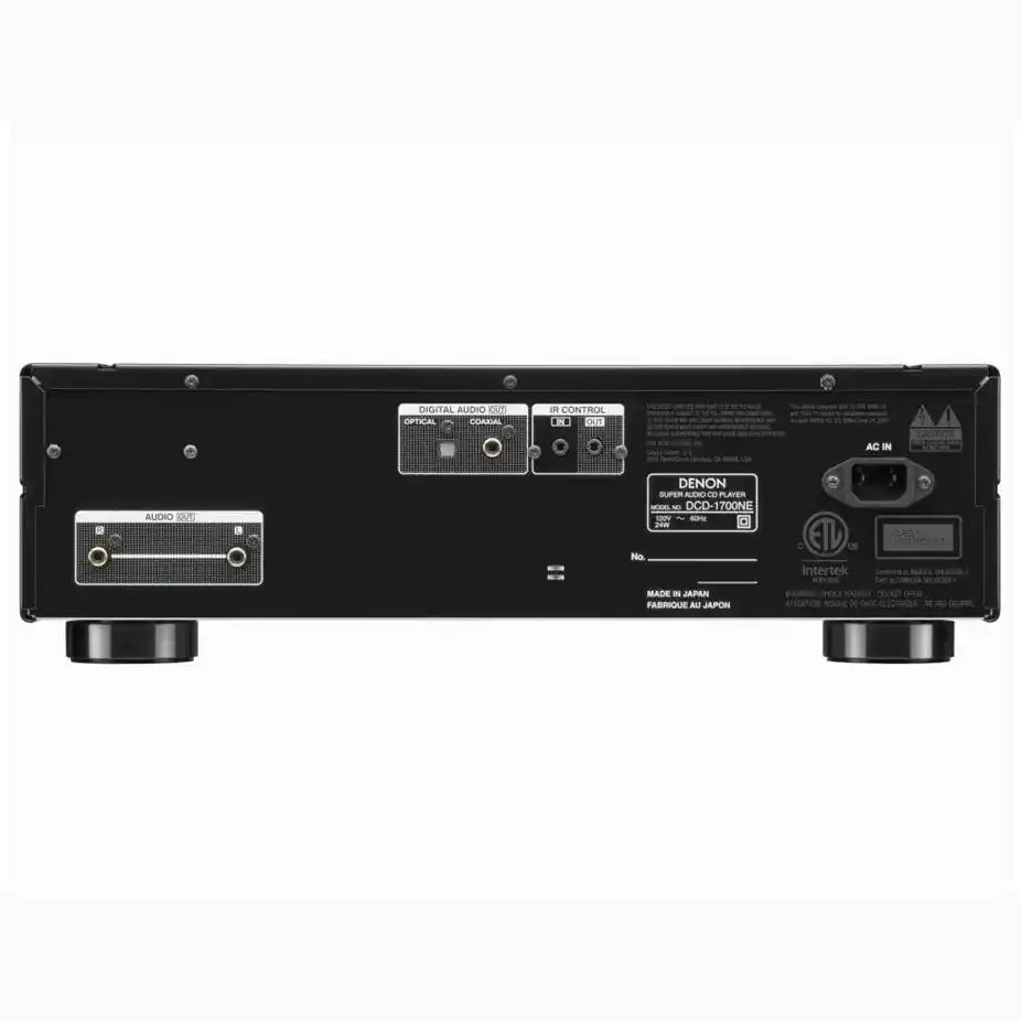 Denon DCD-1700NE CD/SACD Player - Black | Silver