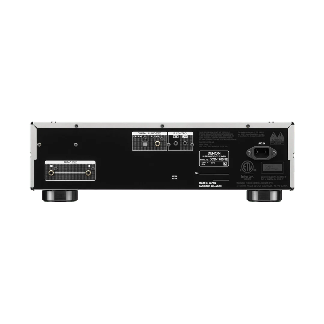 Denon DCD-1700NE CD/SACD Player - Black | Silver