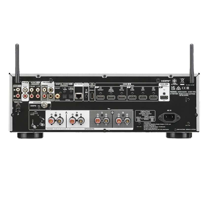 Denon DRA-900H Stereo Amplifier - Silver | Black