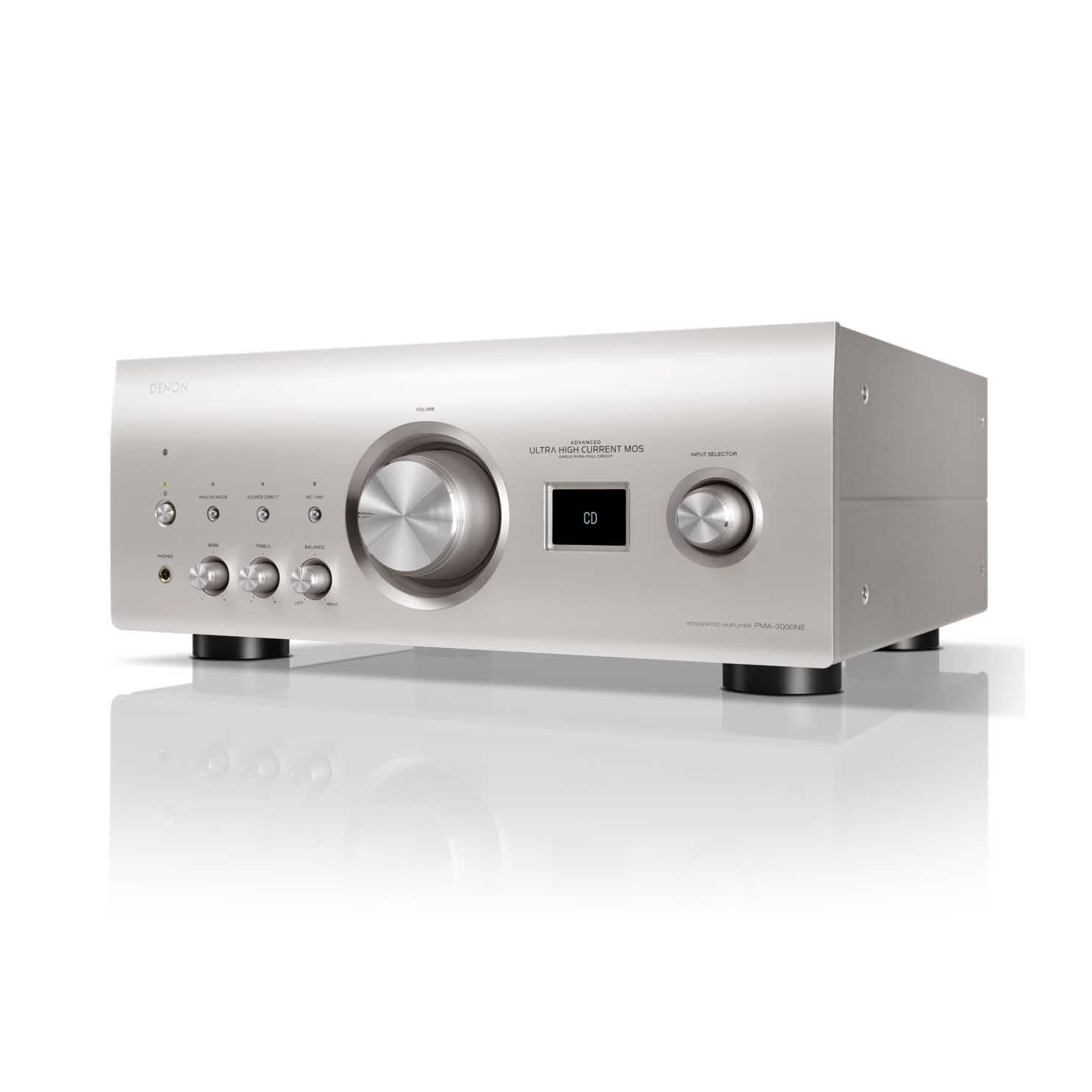 Denon PMA-3000NE 80W Integrated Network Amplifier - Black | Silver