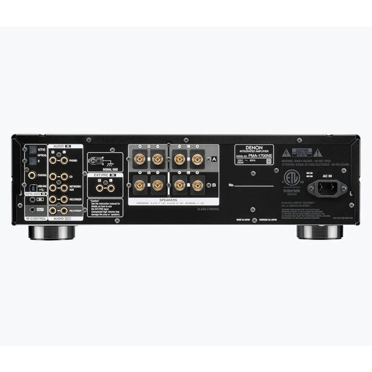 Denon PMA-1700NE 85W Integrated Network Amplifier - Black | Silver