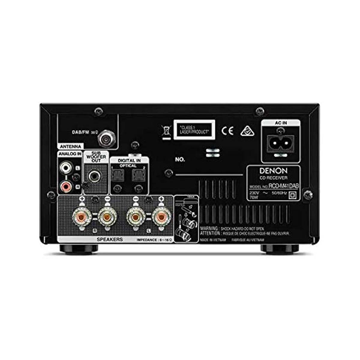 Denon RCD-M41 DAB+ CD Receiver with Sub Out
