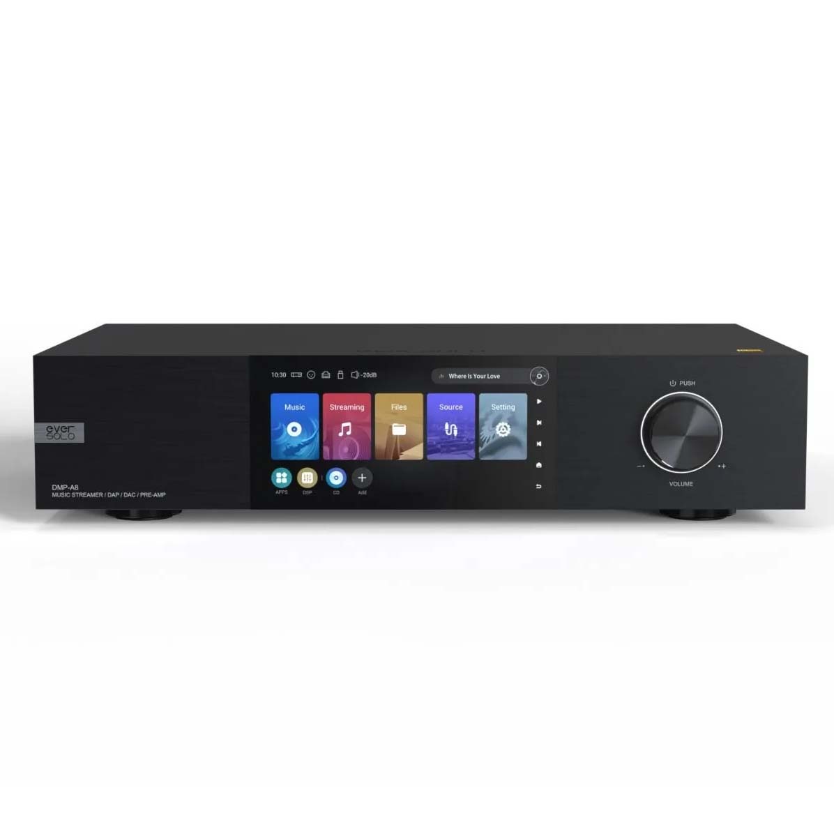 EverSolo DMP-A8 Music Streamer, DAC & Pre-Amplifier (Aus Edition)