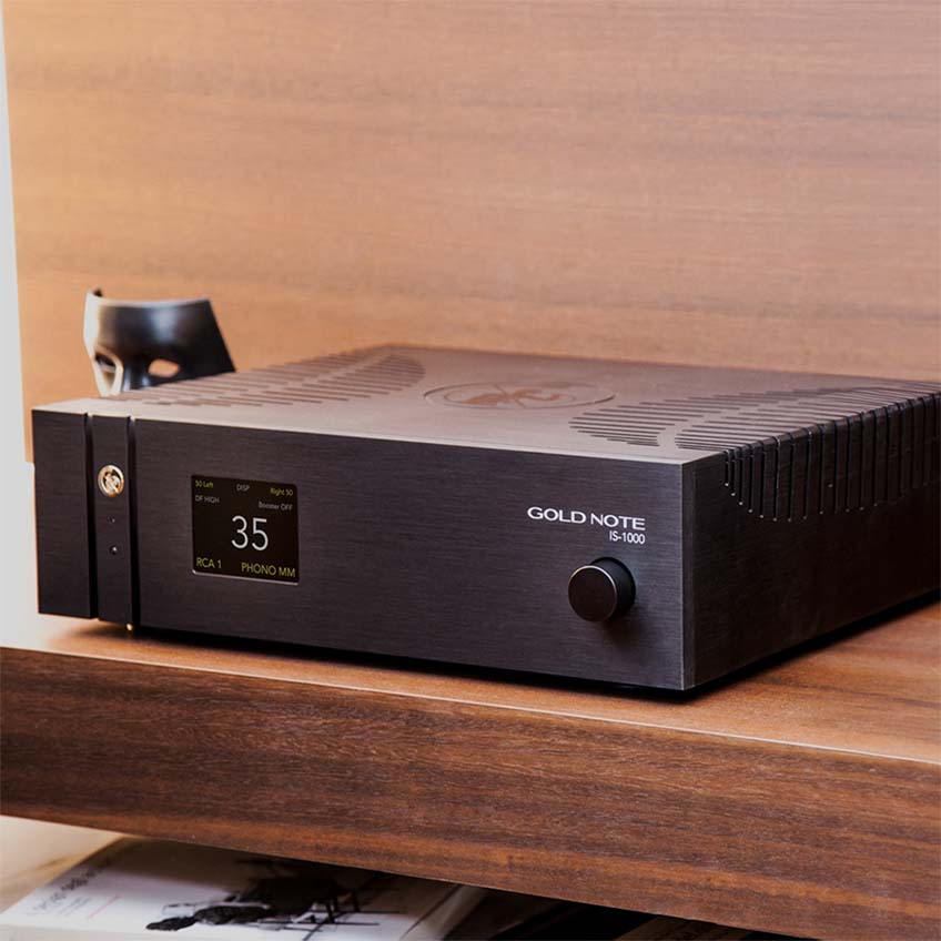 Gold Note IS 1000 Deluxe | Deluxe Line | Integrated Amplifier - Black
