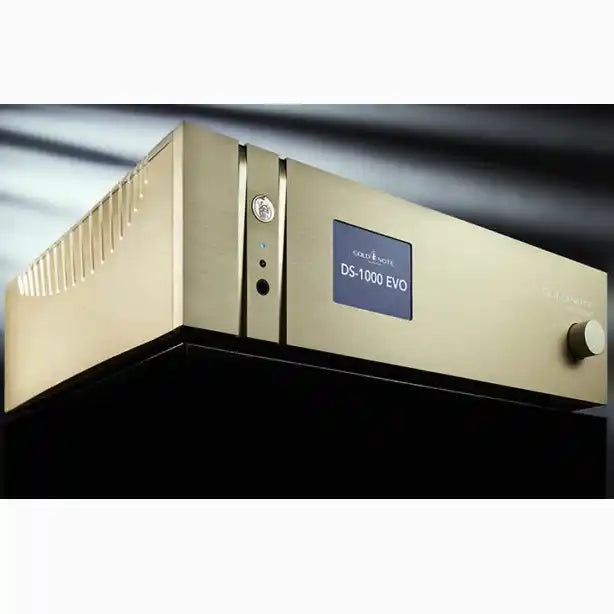 Gold Note DS-1000 EVO DAC Headphone Amp & Preamp - Black | Gold | Silver