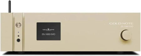 Gold Note DS-1000 EVO DAC Headphone Amp & Preamp - Black | Gold | Silver