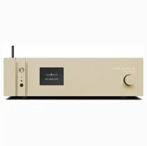 Gold Note DS-1000 EVO DAC Headphone Amp & Preamp - Black | Gold | Silver