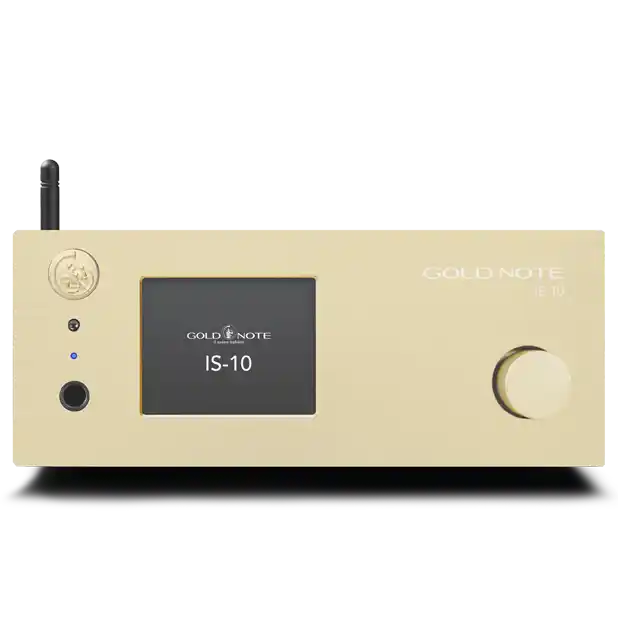 Gold Note IS 10 Integrated Amplifier - Black | Gold | Silver