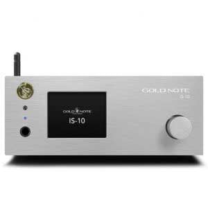 Gold Note IS 10 Integrated Amplifier - Black | Gold | Silver