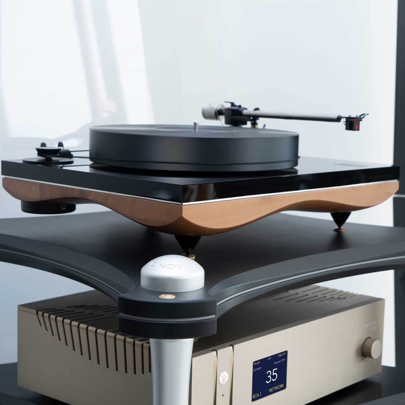 Gold Note MEDITERRANEO Turntable - Gold Leaf