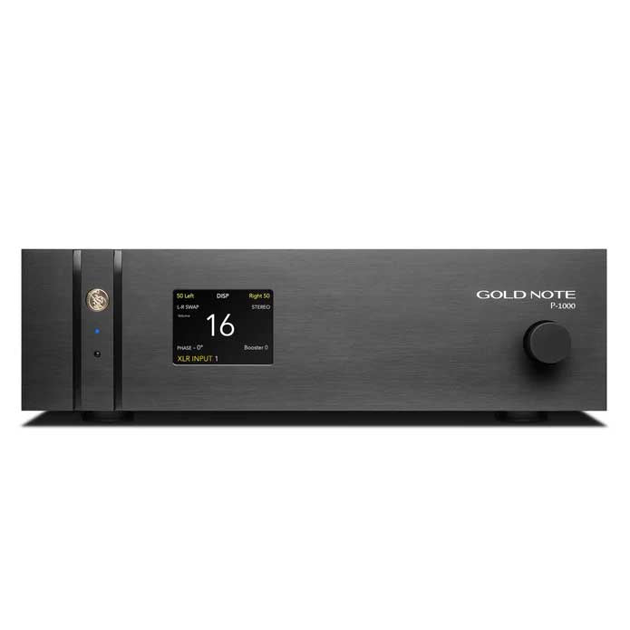 Gold Note P1000 MK II Deluxe Preamplifier - Black | Gold | Silver (Special Order)
