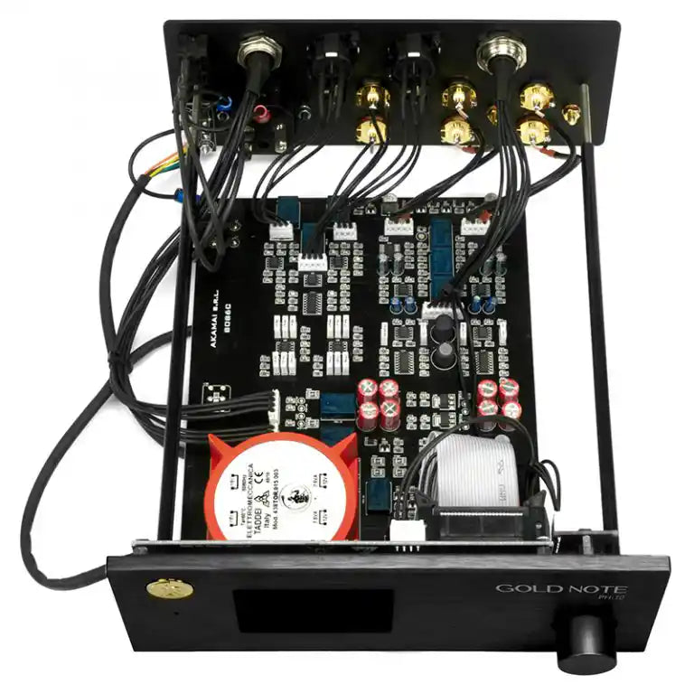 Gold Note PH-10 MM MC Phono Preamplifier - Black | Gold | Silver
