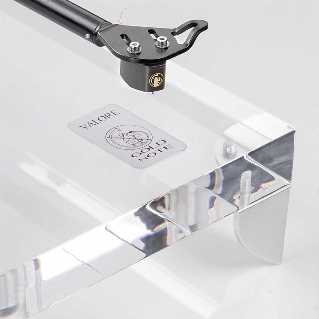Gold Note Valore 425 Plus Turntable - Transparent Acrylic