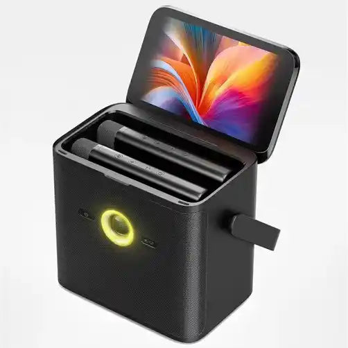 Ikarao SHELL S3 Portable 80W Karaoke Speakers with 7” Lyrics Display