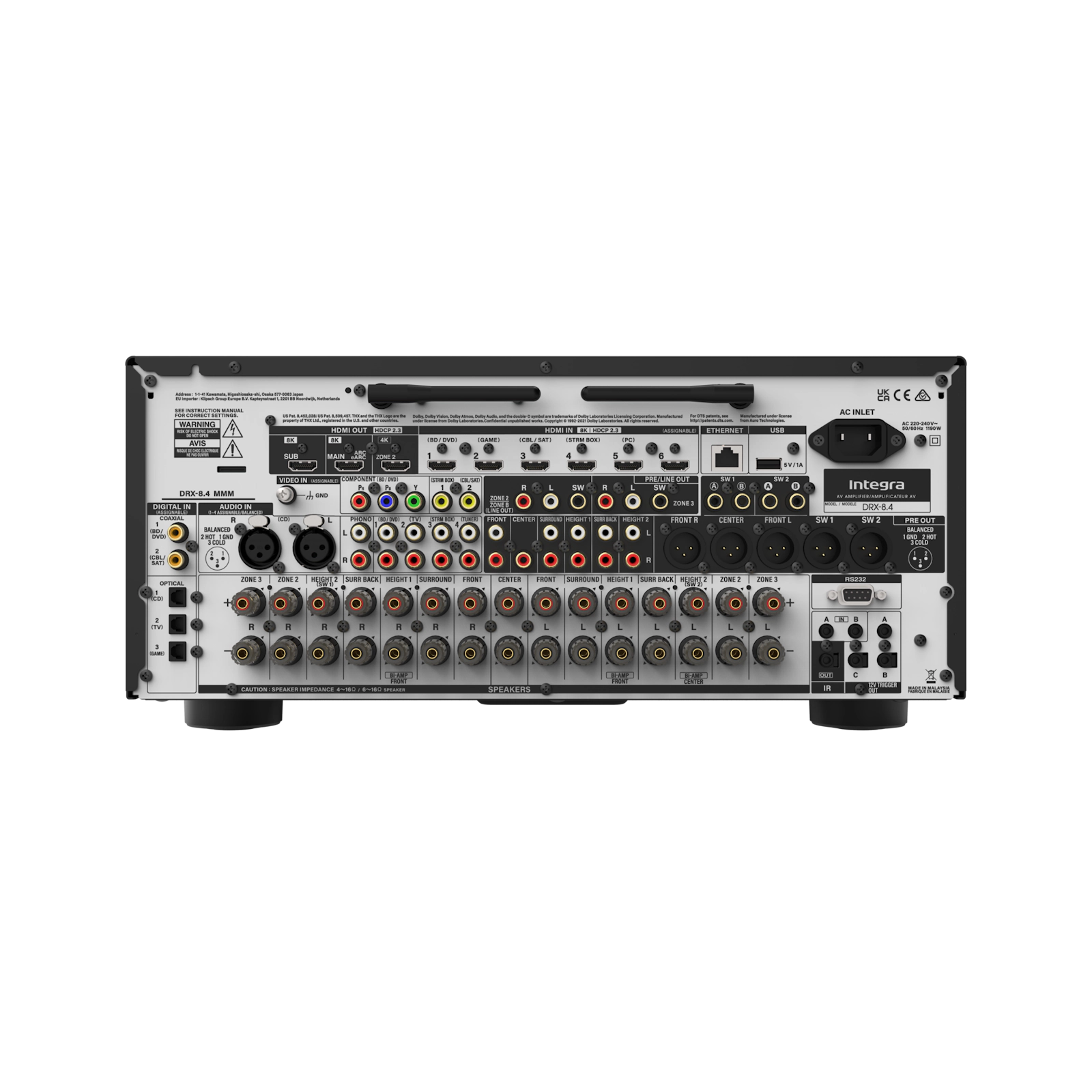 Integra DRX-8.4 11.4-Channel Network AV Receiver