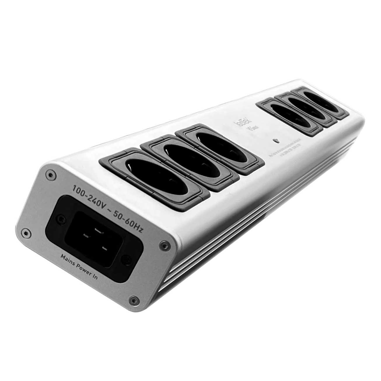 Isotek V5 Sirius 6-way Power Cleaning & Distribution with EVO3 Premier - Black