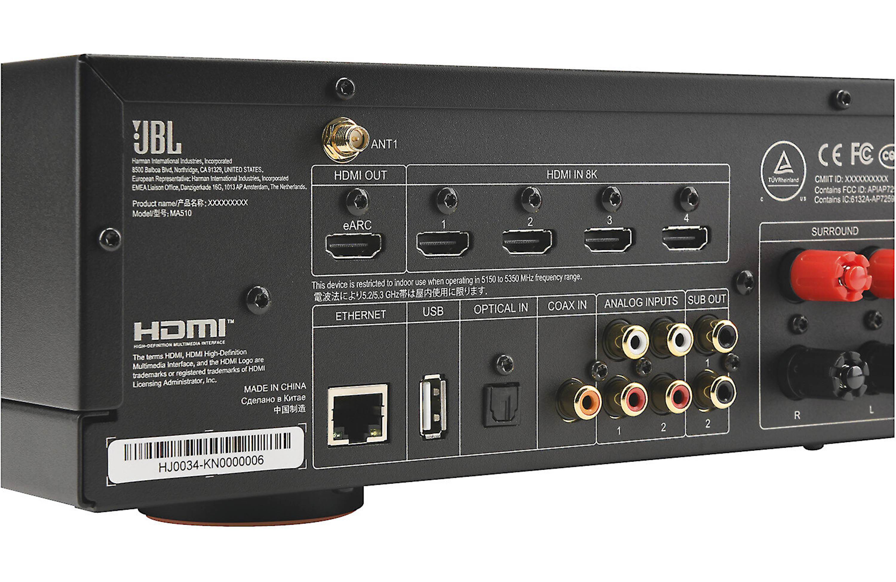 JBL MA510 Net AV Receiver