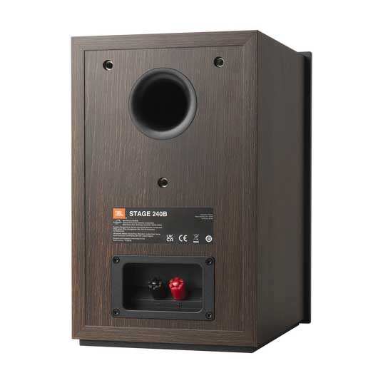 JBL STAGE 2 240B 4.5" Bookshelf Speakers - Espresso