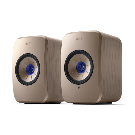 KEF LSX 2 Active Wireless Bookshelf Speakers- Carbon Black | SoundWave