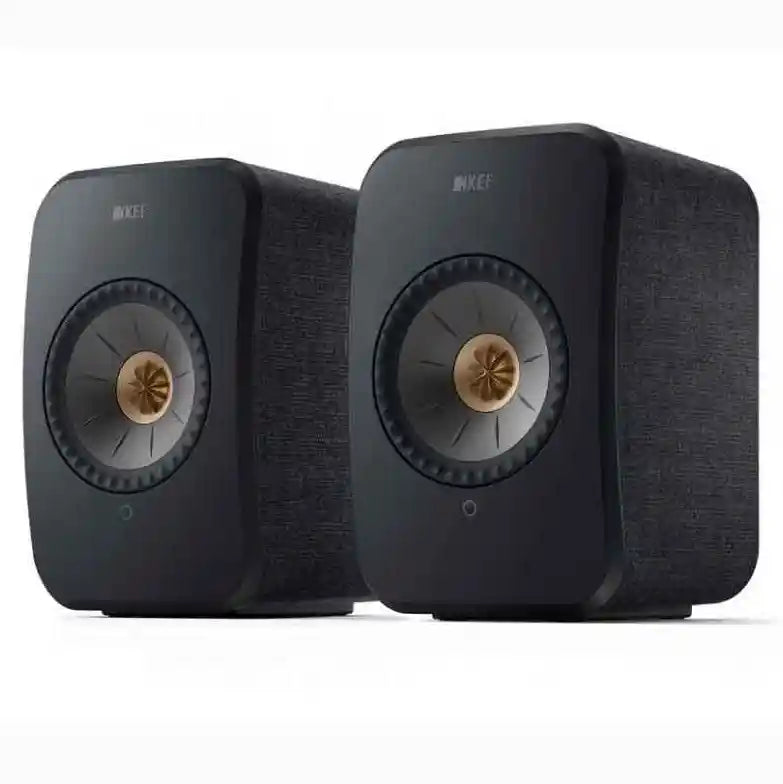 KEF LSX 2 Active Wireless Bookshelf Speakers- Carbon Black | SoundWave