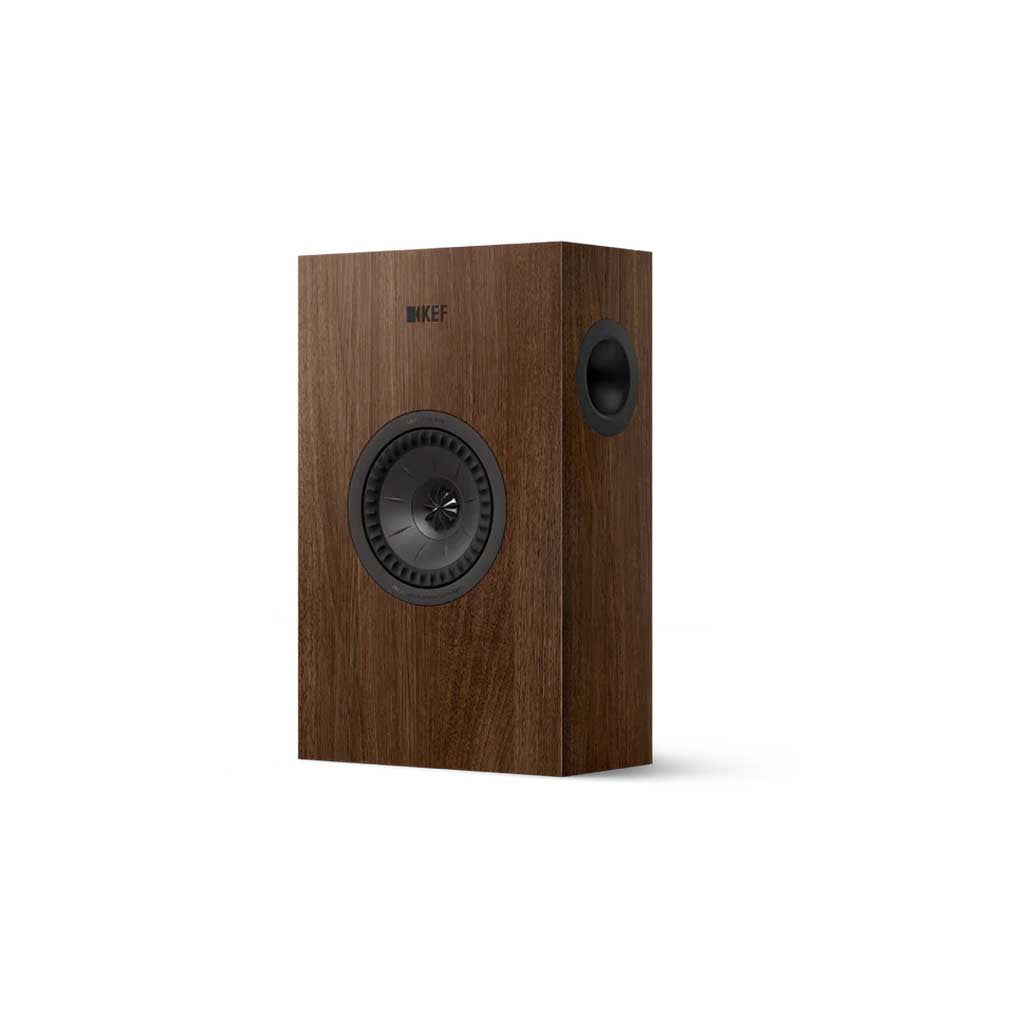 KEF Q4 Meta 2-Way 5.25" On-Wall Bookshelf Speakers - Satin Black | Walnut | Satin White