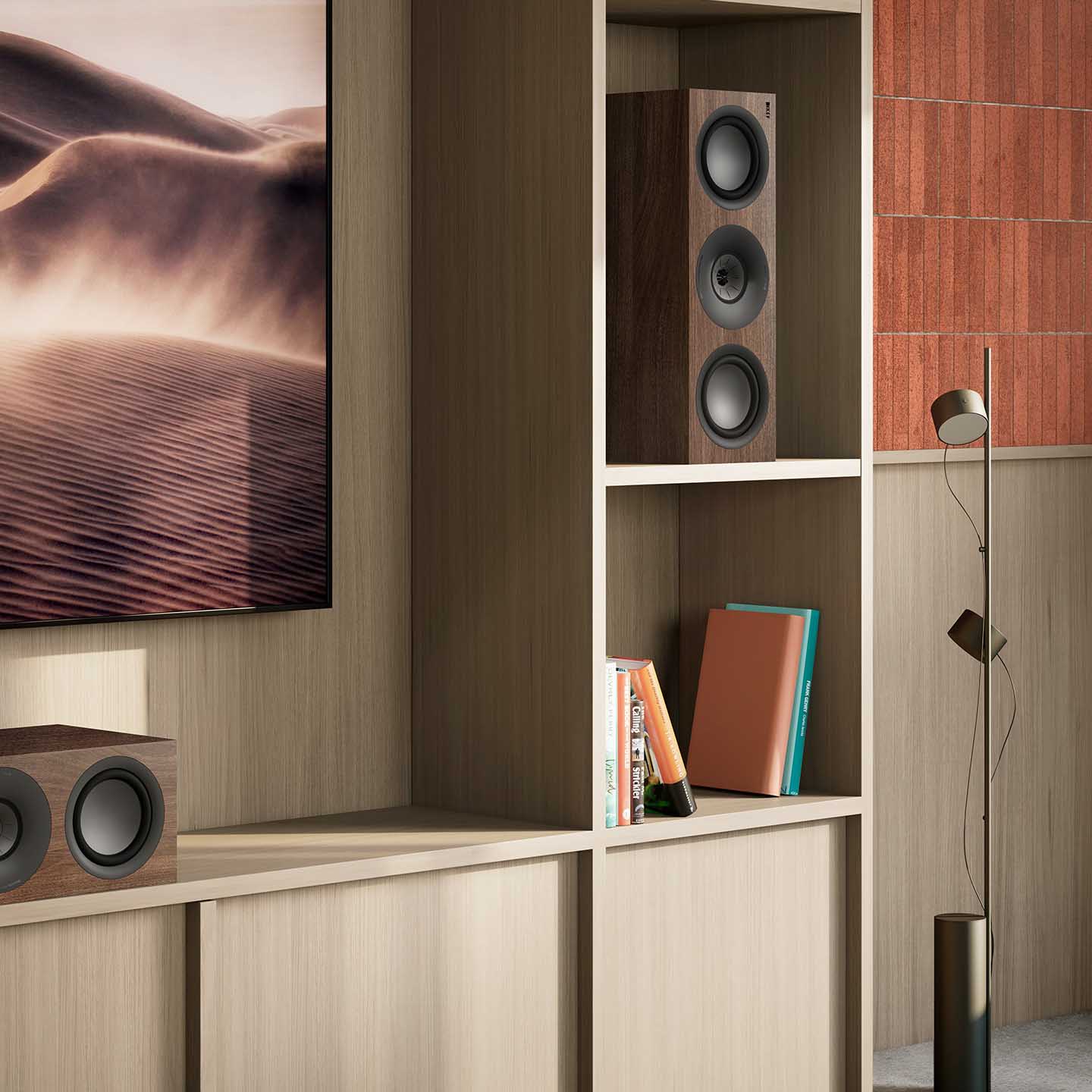KEF Q6 Meta 3-Way 4" Centre Speaker - Satin Black |Satin White | Walnut