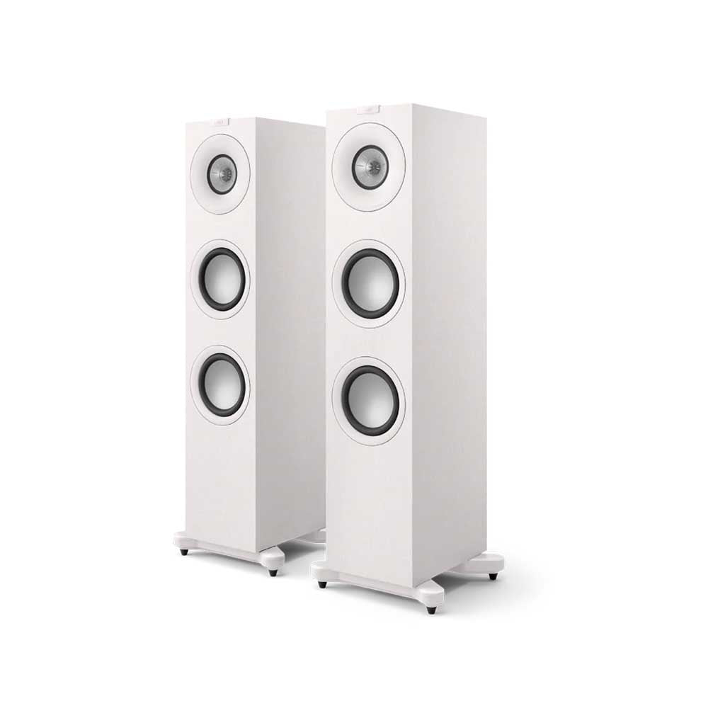 KEF Q7 Meta 3-Way Floorstanding Speakers - Satin Black | Walnut | Satin White