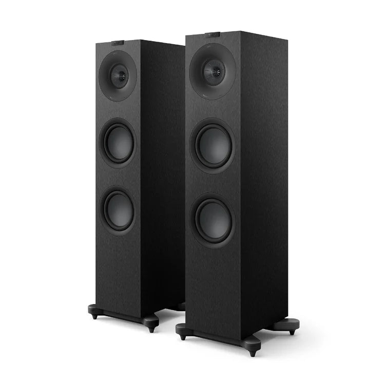 KEF Q7 Meta 3-Way Floorstanding Speakers - Satin Black | Walnut | Satin White