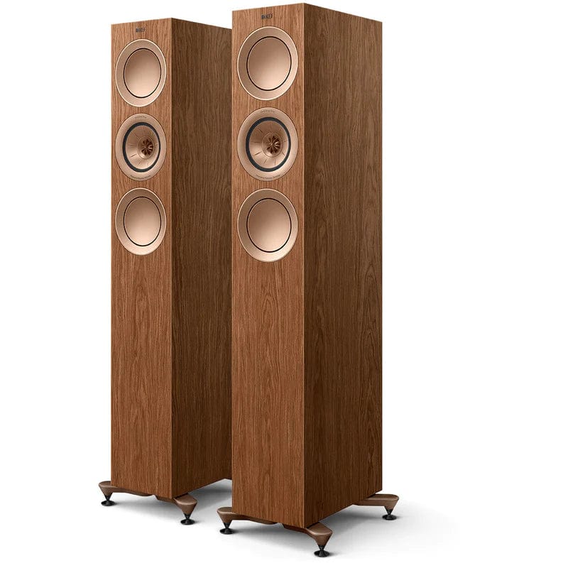 KEF R5 Meta Floorstanding Speakers | Black | Walnut | White