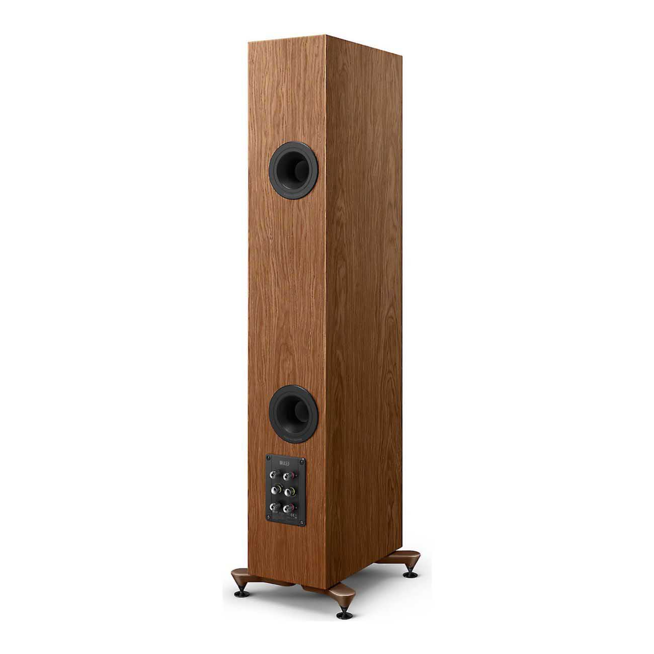 KEF R5 Meta 3-way Floorstanding Speakers with Grills - Gloss Black | Gloss White | Walnut