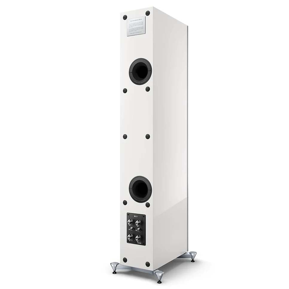 KEF Reference 5 Meta 3-Way 5-Drivers Floorstanding Speakers (pair) - Satin Walnut/Silver