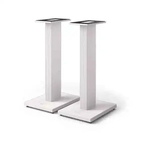 KEF Q Concerto Meta 3-Way Bookshelf Speakers w/ SQ1 Speaker Stands - Satin Black | Satin White | Walnut