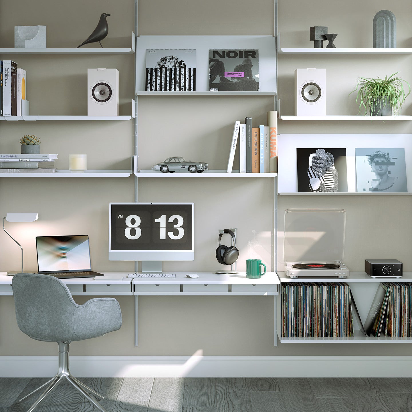 KEF Q1 Meta 2-Way 5.25" Bookshelf Speakers - Satin Black | Satin White | Walnut