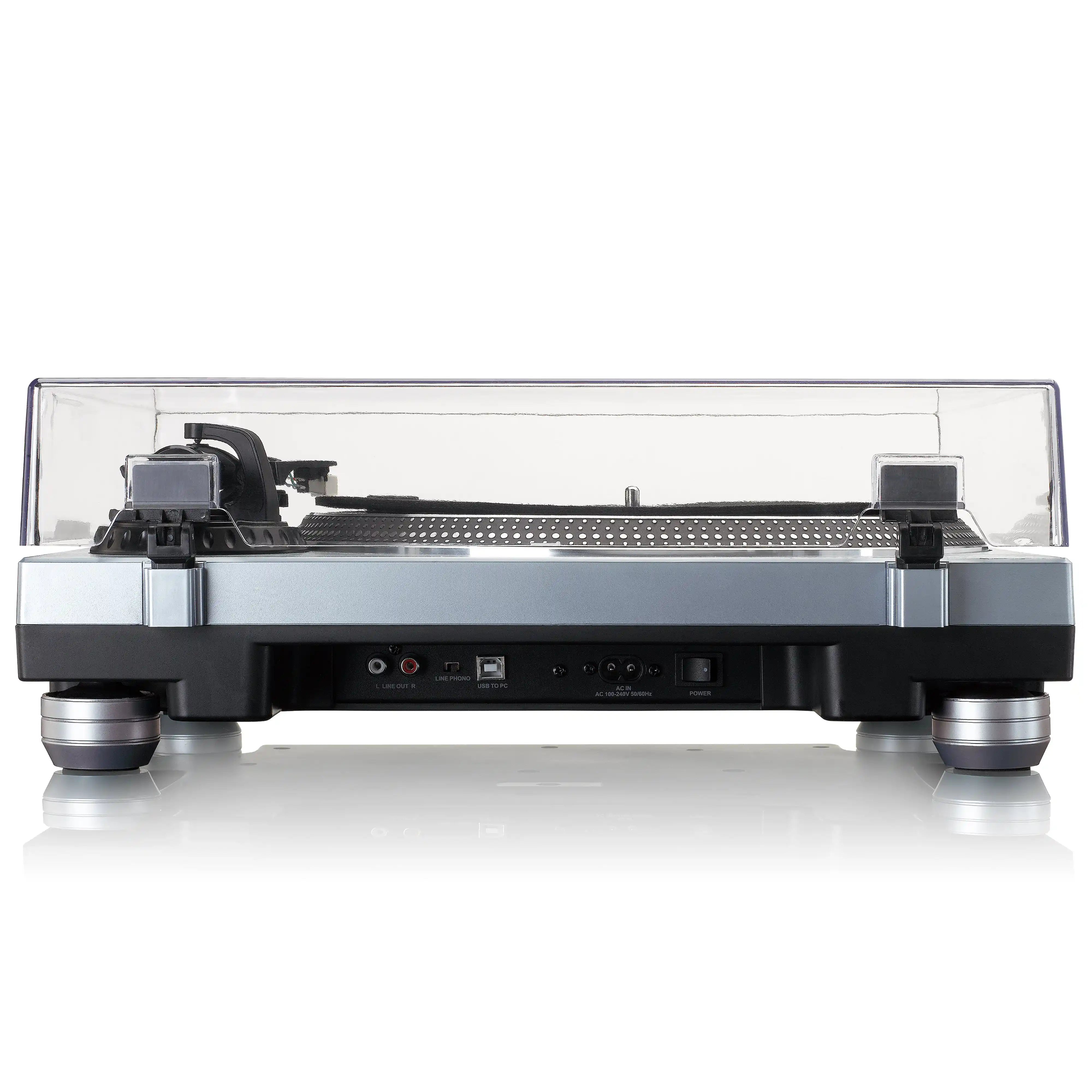 Lenco L3809 Direct Drive Turntables | Black | Metallic
