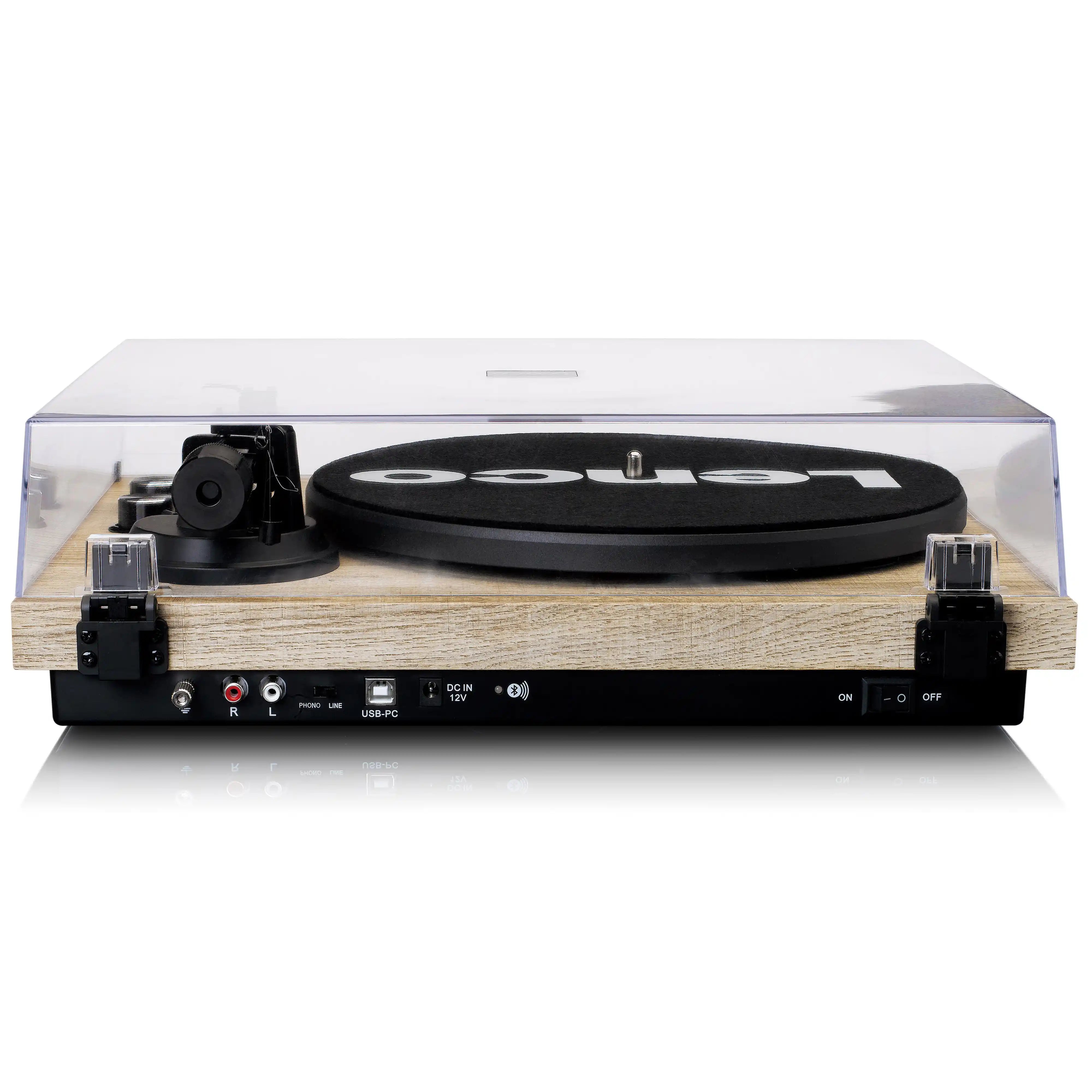 Lenco LBT-188 Bluetooth and USB Turntable - Walnut | Pine