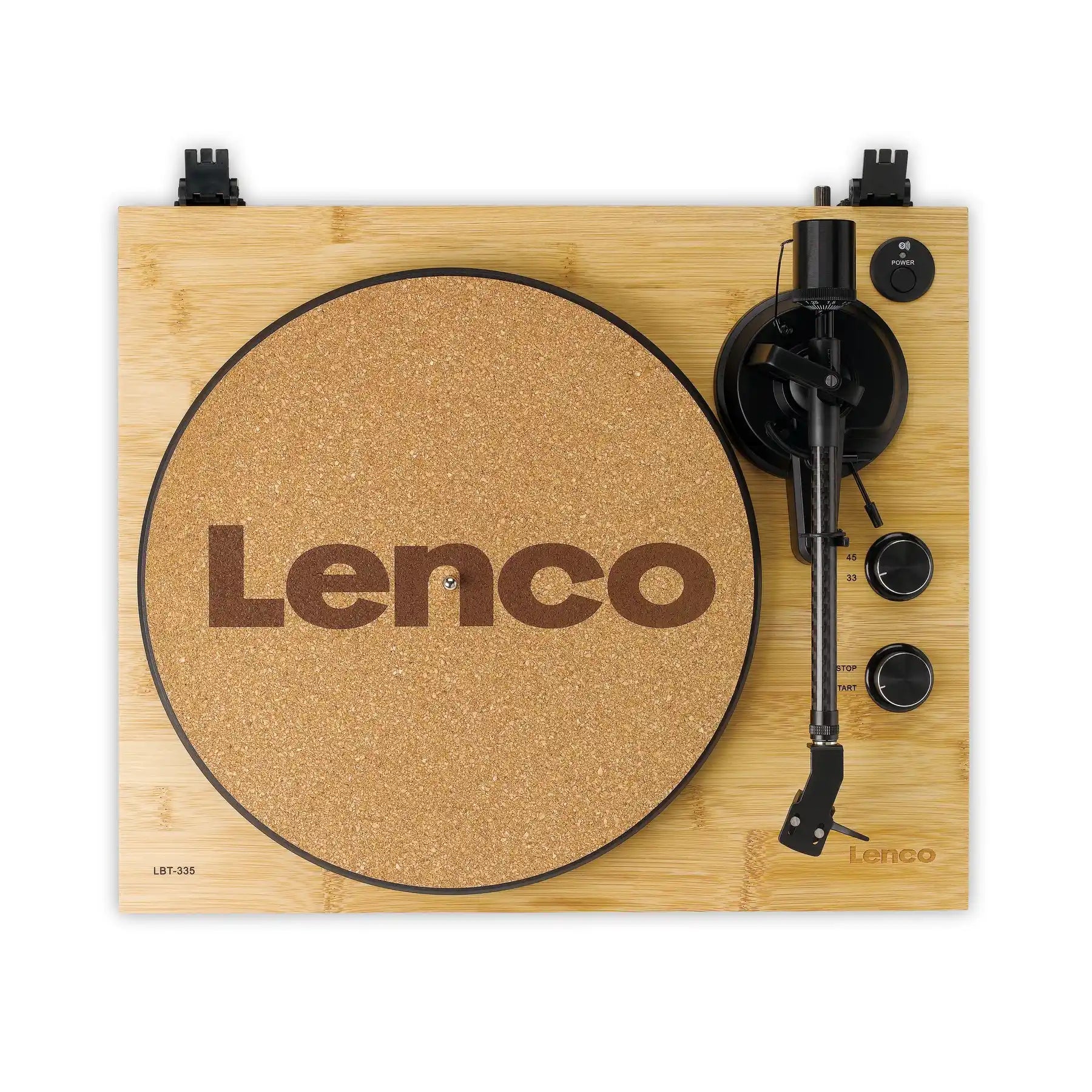 Lenco LBT-335BA Bamboo Bluetooth Turntable with Oroton 2M Red Cartridge