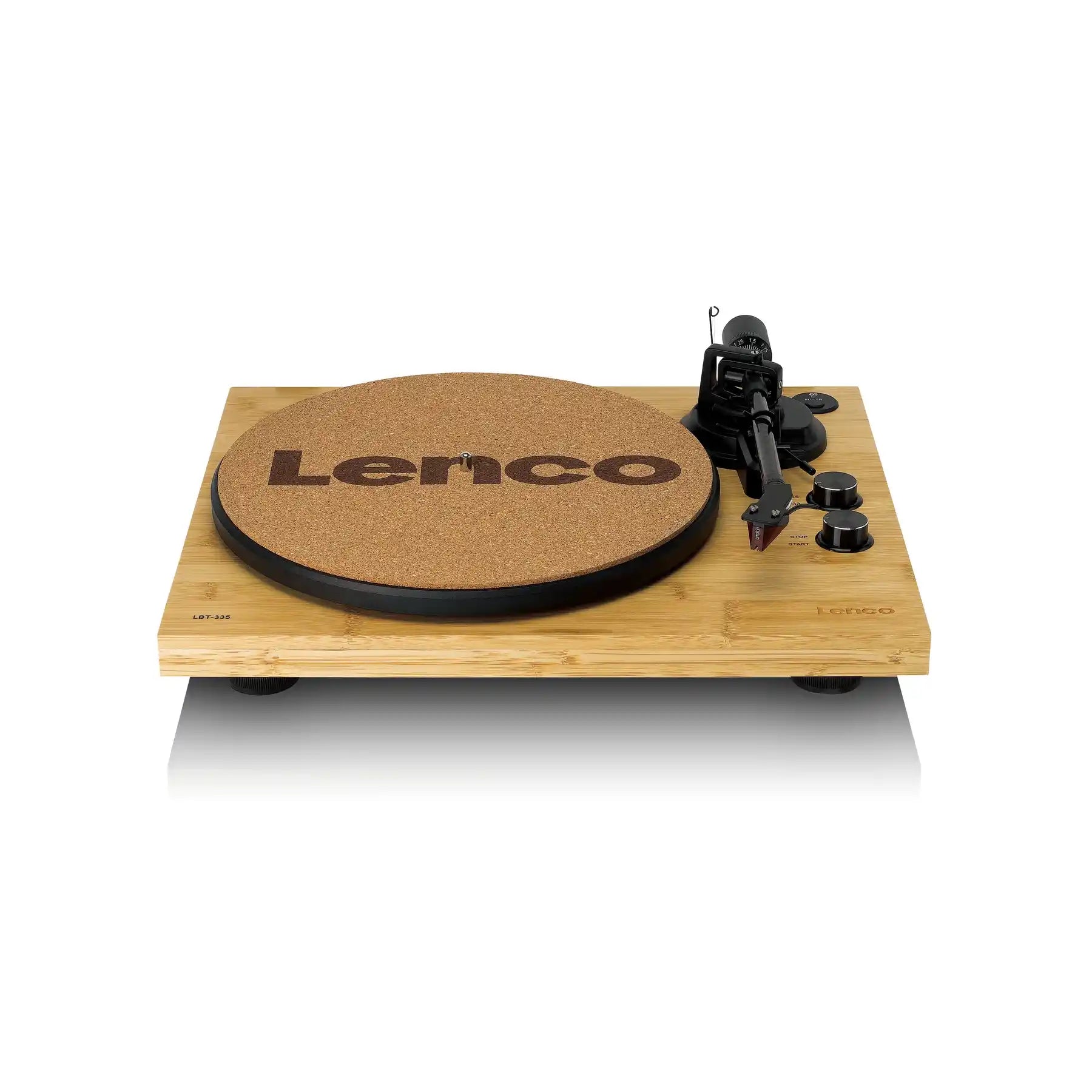 Lenco LBT-335BA Bamboo Bluetooth Turntable with Oroton 2M Red Cartridge