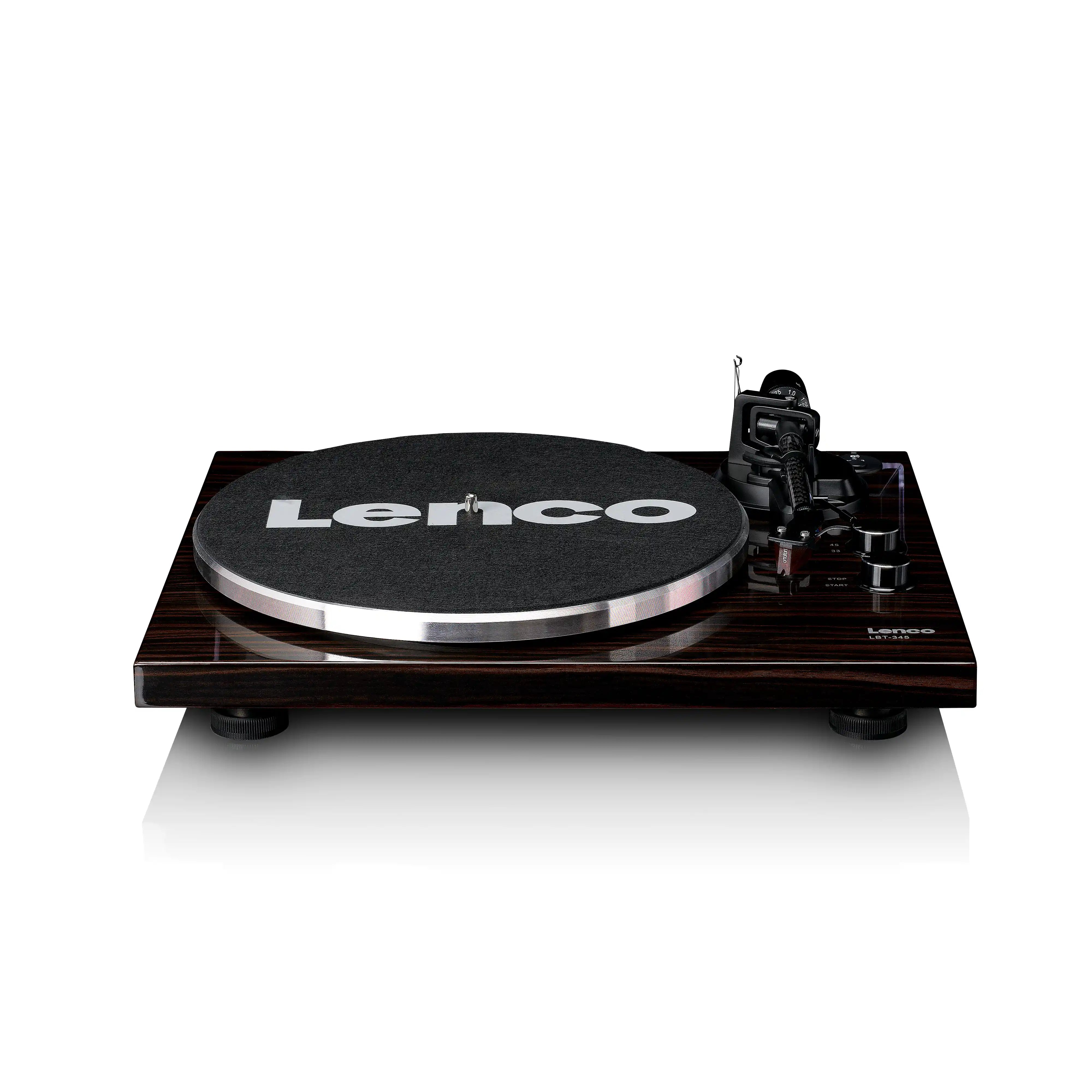 Lenco LBT-345WA Bluetooth Turntable with Oroton 2M Red Cartridge - Walnut